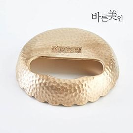YEDAMUN Bangjja Bronze Gua Sha Massager, One-Hand - Traditional Korean Meridian Massage Tool, Handmade Non-Toxic Wellness Tool _ Made in KOREA